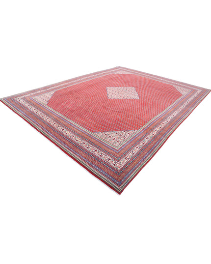 Mir Saraband 10' 2" X 13' 9" Hand Knotted Wool Rug 10' 2" X 13' 9" (310 X 419) / Red / Wool