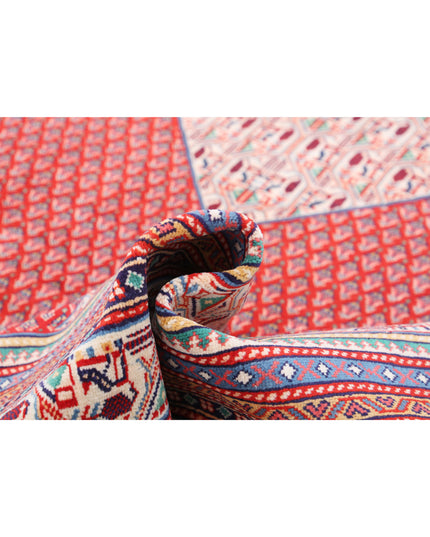 Mir Saraband 10' 2" X 13' 9" Hand Knotted Wool Rug 10' 2" X 13' 9" (310 X 419) / Red / Wool