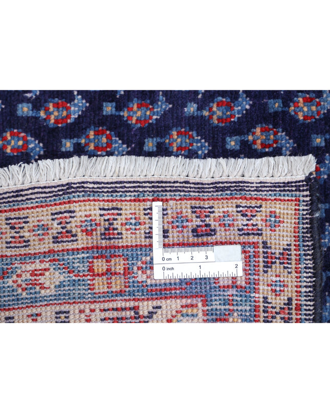 Mir Saraband 3' 5" X 10' 2" Hand Knotted Wool Rug 3' 5" X 10' 2" (104 X 310) / Blue / Wool