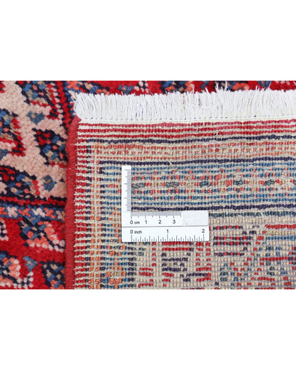 Mir Saraband 4' 4" X 10' 1" Hand Knotted Wool Rug 4' 4" X 10' 1" (132 X 307) / Red / Wool