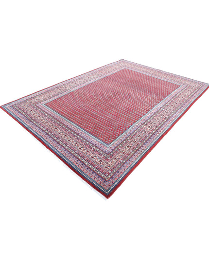 Mir Saraband 6' 10" X 10' 2" Hand Knotted Wool Rug 6' 10" X 10' 2" (208 X 310) / Red / Wool