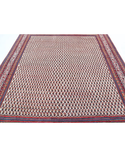 Mir Saraband 7' 9" X 9' 11" Hand Knotted Wool Rug 7' 9" X 9' 11" (236 X 302) / Ivory / Wool