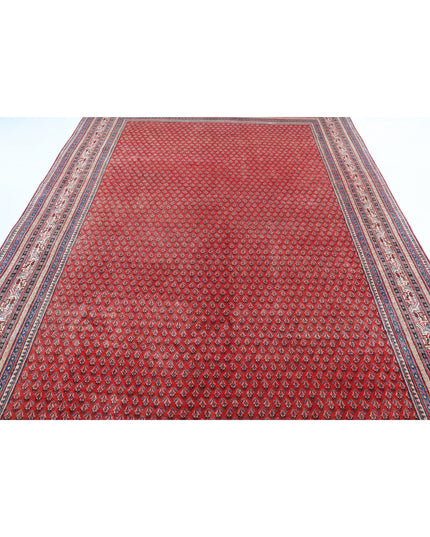 Mir Saraband 7' 8" X 11' 2" Hand Knotted Wool Rug 7' 8" X 11' 2" (234 X 340) / Red / Wool