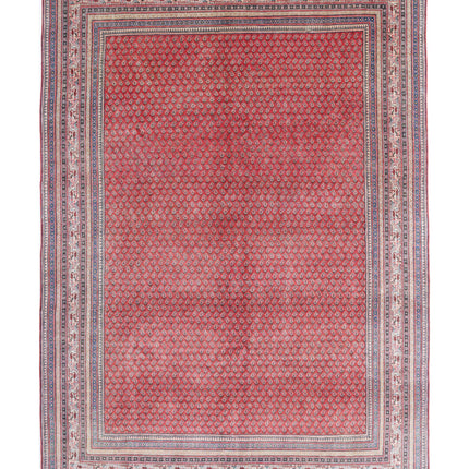 Mir Saraband 7' 8" X 11' 2" Hand Knotted Wool Rug 7' 8" X 11' 2" (234 X 340) / Red / Wool