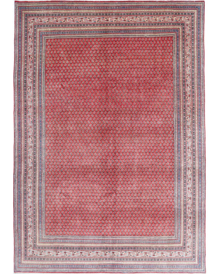Mir Saraband 7' 8" X 11' 2" Hand Knotted Wool Rug 7' 8" X 11' 2" (234 X 340) / Red / Wool