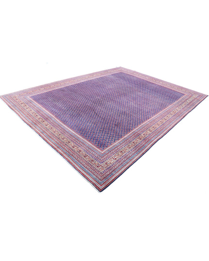Mir Saraband 8' 10" X 12' 4" Hand Knotted Wool Rug 8' 10" X 12' 4" (269 X 376) / Purple / Wool