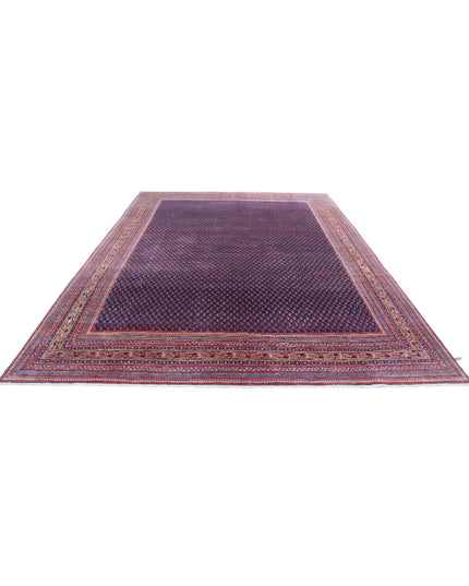 Mir Saraband 8' 10" X 12' 4" Hand Knotted Wool Rug 8' 10" X 12' 4" (269 X 376) / Purple / Wool