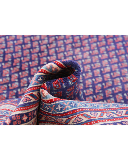 Mir Saraband 8' 10" X 12' 4" Hand Knotted Wool Rug 8' 10" X 12' 4" (269 X 376) / Purple / Wool