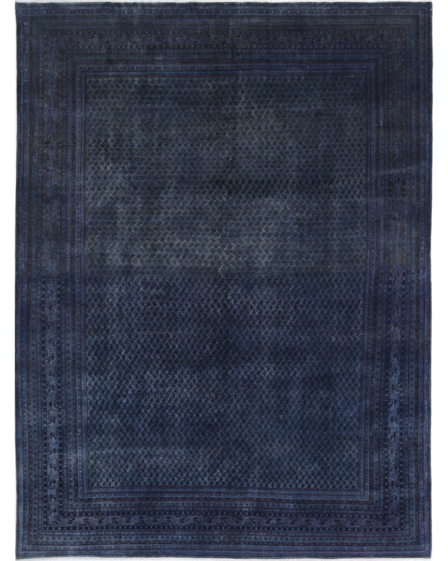 Mir Saraband 9' 9" X 13' 3" Hand Knotted Wool Rug 9' 9" X 13' 3" (297 X 404) / Blue / Wool