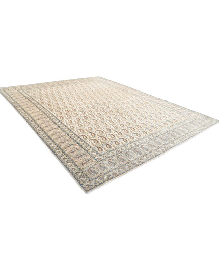 Mir Saraband 10' 6" X 13' 4" Hand Knotted Wool Rug 10' 6" X 13' 4" (320 X 406) / Ivory / Wool