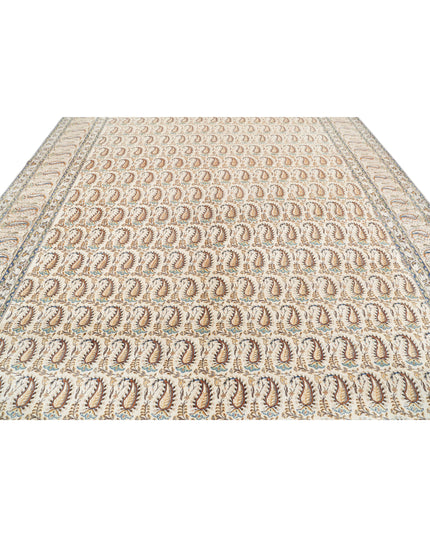 Mir Saraband 10' 6" X 13' 4" Hand Knotted Wool Rug 10' 6" X 13' 4" (320 X 406) / Ivory / Wool