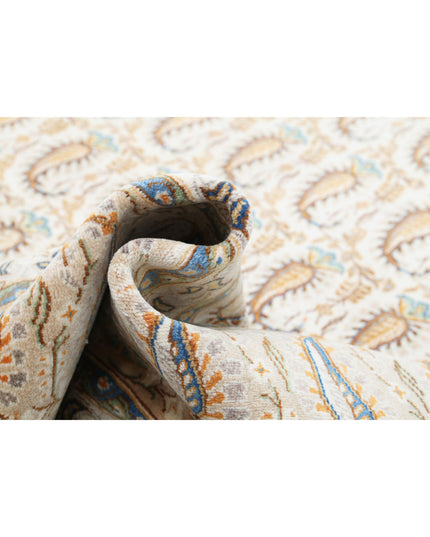 Mir Saraband 10' 6" X 13' 4" Hand Knotted Wool Rug 10' 6" X 13' 4" (320 X 406) / Ivory / Wool