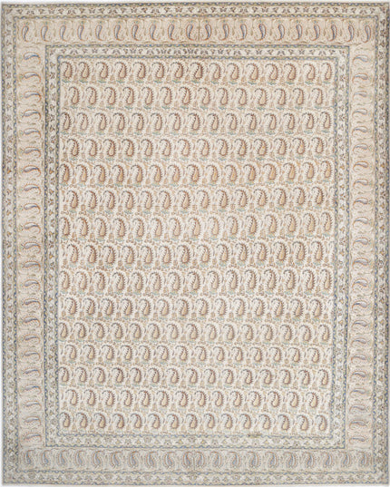 Mir Saraband 10' 6" X 13' 4" Hand Knotted Wool Rug 10' 6" X 13' 4" (320 X 406) / Ivory / Wool