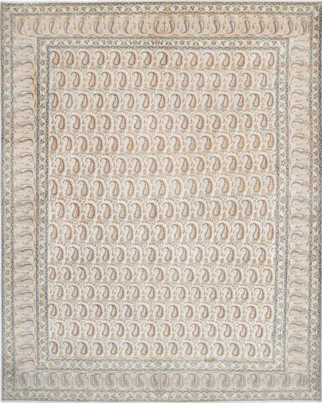 Mir Saraband 10' 6" X 13' 4" Hand Knotted Wool Rug 10' 6" X 13' 4" (320 X 406) / Ivory / Wool