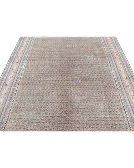 Mir Saraband 7' 8" X 10' 4" Hand Knotted Wool Rug 7' 8" X 10' 4" (234 X 315) / Taupe / Wool
