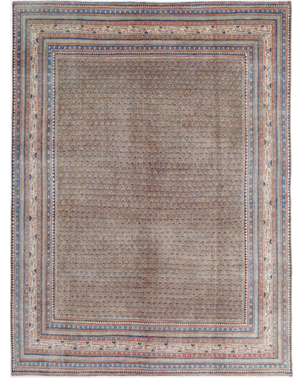 Mir Saraband 7' 8" X 10' 4" Hand Knotted Wool Rug 7' 8" X 10' 4" (234 X 315) / Taupe / Wool