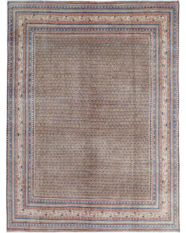 Mir Saraband 7' 8" X 10' 4" Hand Knotted Wool Rug 7' 8" X 10' 4" (234 X 315) / Taupe / Wool