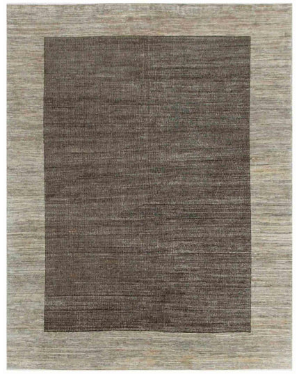 Modcar 4' 10" X 6' 2" Hand Knotted Wool Rug 4' 10" X 6' 2" (147 X 188) / Brown / Wool