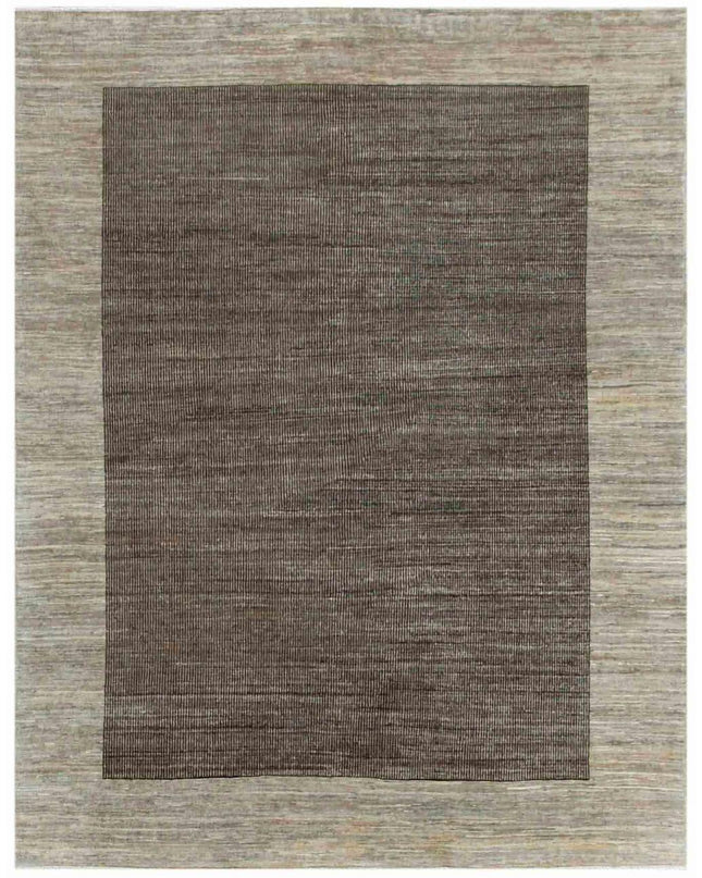 Modcar 4' 10" X 6' 2" Hand Knotted Wool Rug 4' 10" X 6' 2" (147 X 188) / Brown / Wool