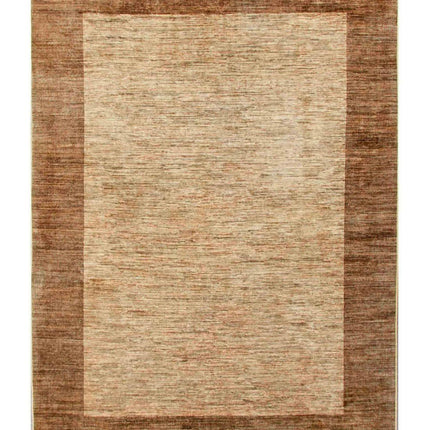 Modcar 8' 5" X 11' 2" Hand Knotted Wool Rug 8' 5" X 11' 2" (257 X 340) / Taupe / Wool