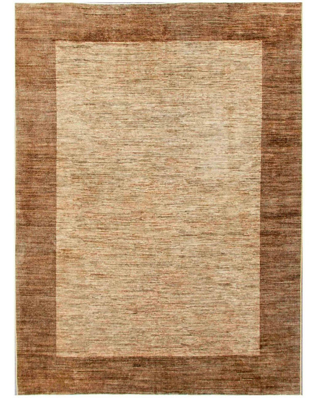 Modcar 8' 5" X 11' 2" Hand Knotted Wool Rug 8' 5" X 11' 2" (257 X 340) / Taupe / Wool