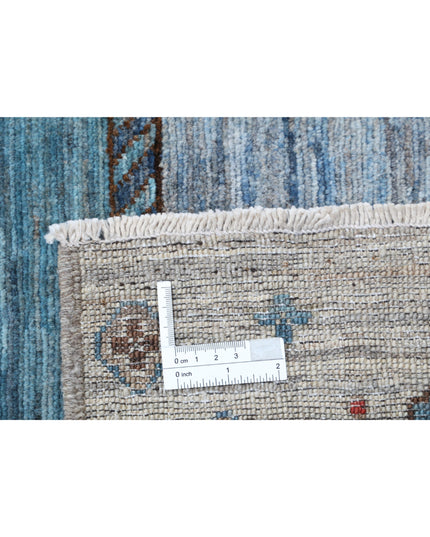 Modcar 8' 0" X 9' 7" Hand Knotted Wool Rug 8' 0" X 9' 7" (244 X 292) / Brown / Wool