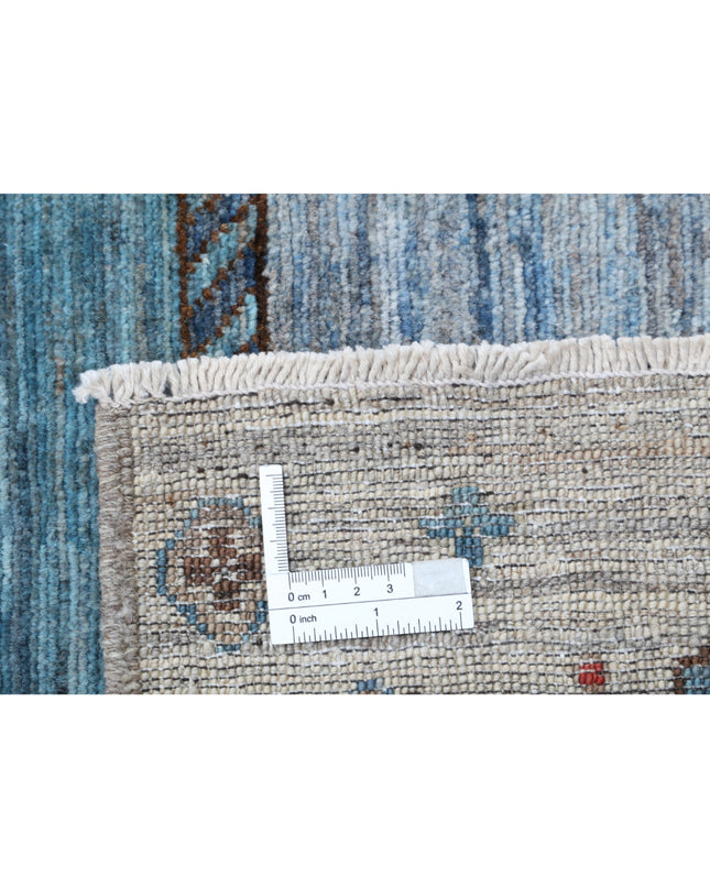 Modcar 8' 0" X 9' 7" Hand Knotted Wool Rug 8' 0" X 9' 7" (244 X 292) / Brown / Wool