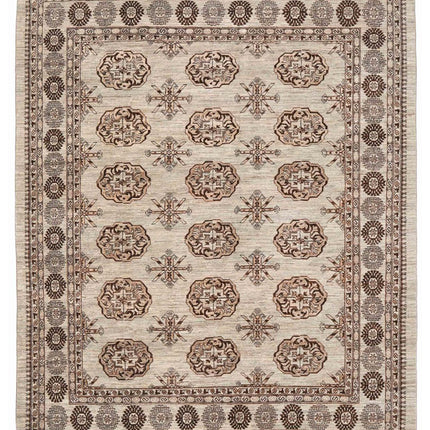 Modcar 7' 11" X 9' 7" Hand Knotted Wool Rug 7' 11" X 9' 7" (241 X 292) / Grey / Wool