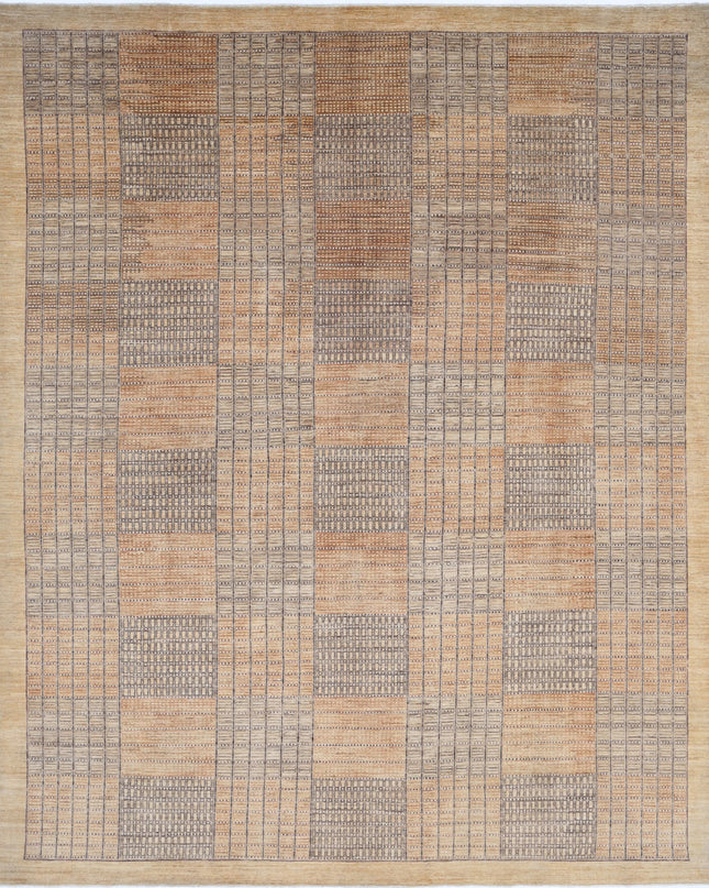 Modcar 8' 11" X 10' 10" Hand Knotted Wool Rug 8' 11" X 10' 10" (272 X 330) / Multi / Wool