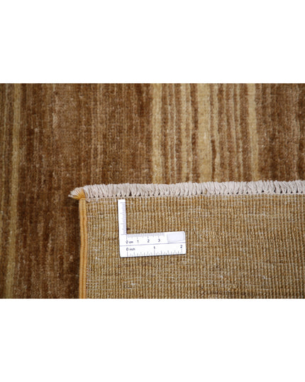 Modcar 5' 0" X 6' 4" Hand Knotted Wool Rug 5' 0" X 6' 4" (152 X 193) / Brown / Wool