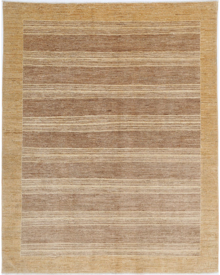 Modcar 5' 0" X 6' 4" Hand Knotted Wool Rug 5' 0" X 6' 4" (152 X 193) / Brown / Wool