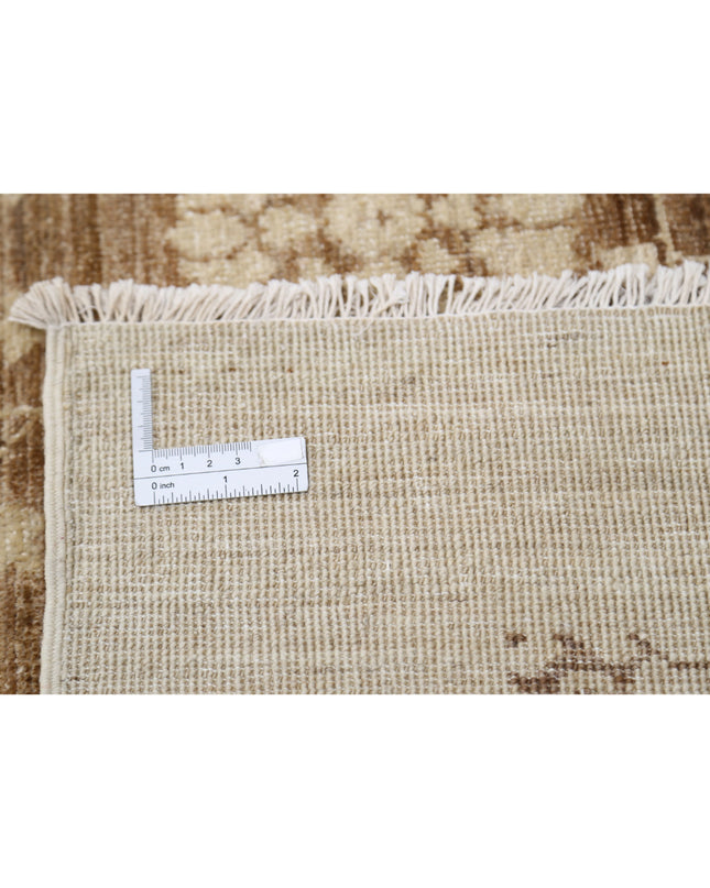 Modcar 9' 9" X 13' 4" Hand Knotted Wool Rug 9' 9" X 13' 4" (297 X 406) / Brown / Wool