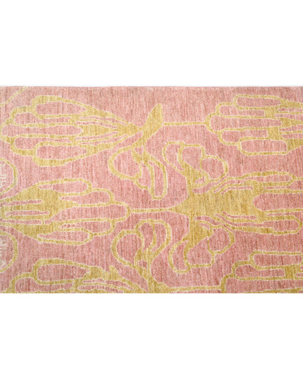Modcar 9' 2" X 11' 9" Hand Knotted Wool Rug 9' 2" X 11' 9" (280 X 358) / Purple / Wool