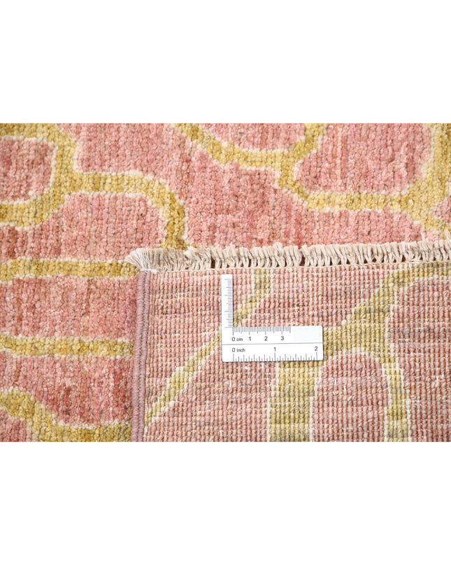 Modcar 9' 2" X 11' 9" Hand Knotted Wool Rug 9' 2" X 11' 9" (280 X 358) / Purple / Wool