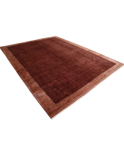 Modcar 8' 9" X 11' 4" Hand Knotted Wool Rug 8' 9" X 11' 4" (267 X 345) / Brown / Wool