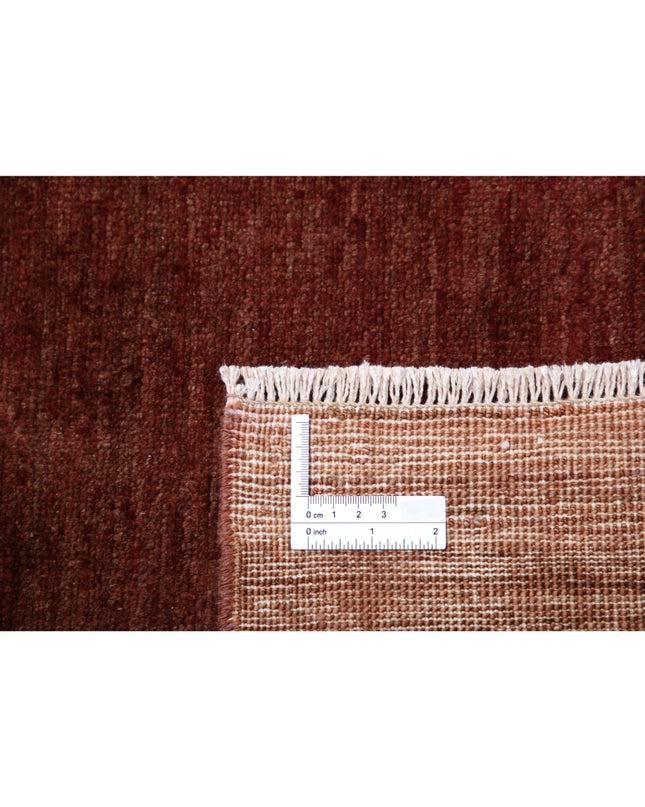 Modcar 8' 9" X 11' 4" Hand Knotted Wool Rug 8' 9" X 11' 4" (267 X 345) / Brown / Wool