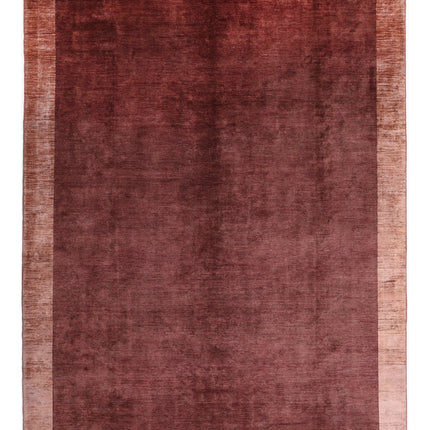 Modcar 8' 9" X 11' 4" Hand Knotted Wool Rug 8' 9" X 11' 4" (267 X 345) / Brown / Wool