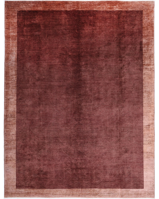 Modcar 8' 9" X 11' 4" Hand Knotted Wool Rug 8' 9" X 11' 4" (267 X 345) / Brown / Wool