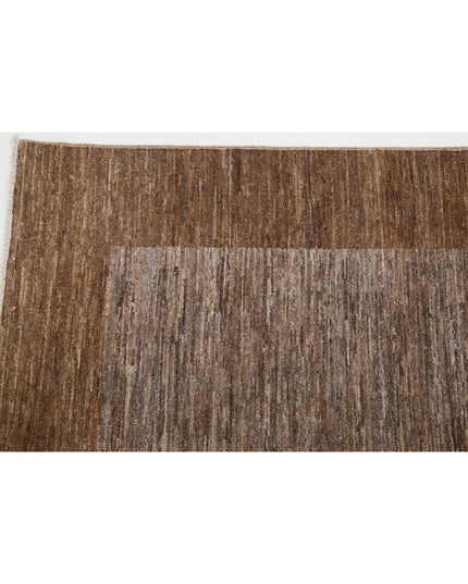 Modcar 9' 10" X 13' 6" Hand Knotted Wool Rug 9' 10" X 13' 6" (300 X 411) / Brown / Wool