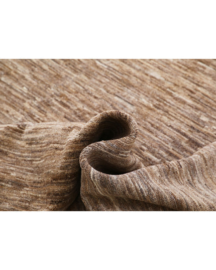 Modcar 9' 10" X 13' 6" Hand Knotted Wool Rug 9' 10" X 13' 6" (300 X 411) / Brown / Wool