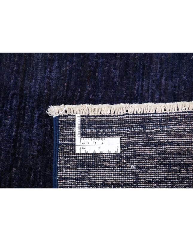 Modcar 8' 2" X 11' 11" Hand Knotted Wool Rug 8' 2" X 11' 11" (249 X 363) / Purple / Wool