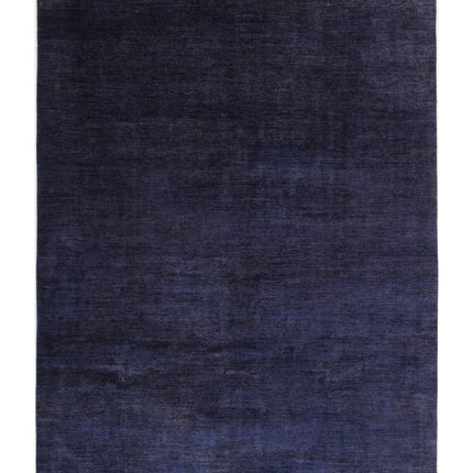Modcar 8' 2" X 11' 11" Hand Knotted Wool Rug 8' 2" X 11' 11" (249 X 363) / Purple / Wool