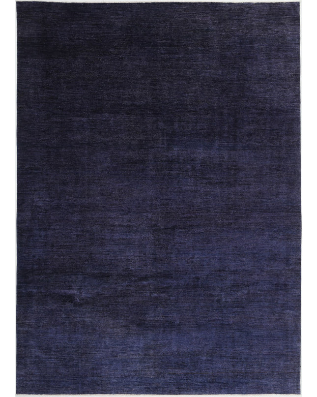 Modcar 8' 2" X 11' 11" Hand Knotted Wool Rug 8' 2" X 11' 11" (249 X 363) / Purple / Wool