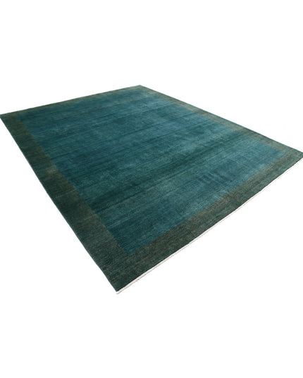 Modcar 9' 0" X 11' 4" Hand Knotted Wool Rug 9' 0" X 11' 4" (274 X 345) / Green / Wool