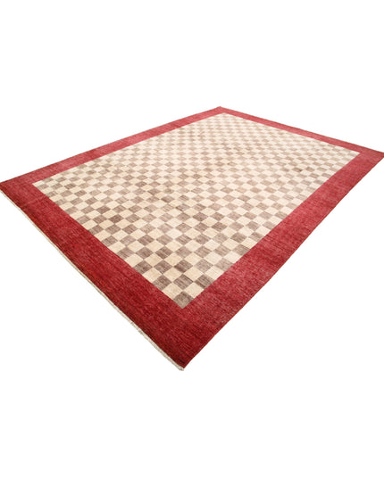 Modcar 8' 5" X 11' 5" Hand Knotted Wool Rug 8' 5" X 11' 5" (257 X 348) / Beige / Wool