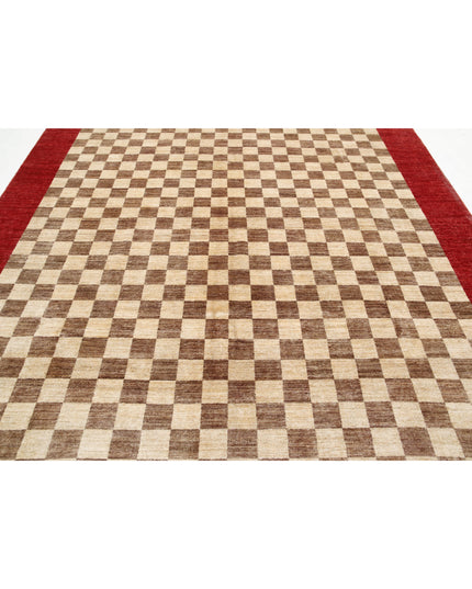 Modcar 8' 5" X 11' 5" Hand Knotted Wool Rug 8' 5" X 11' 5" (257 X 348) / Beige / Wool