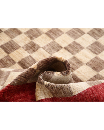 Modcar 8' 5" X 11' 5" Hand Knotted Wool Rug 8' 5" X 11' 5" (257 X 348) / Beige / Wool