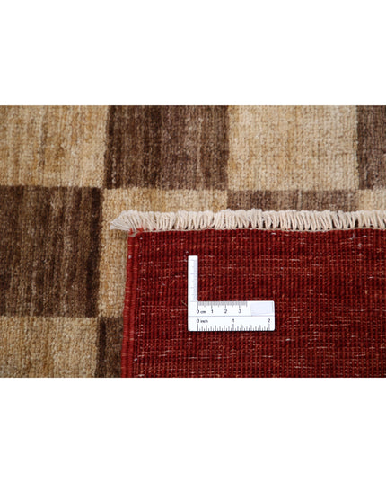 Modcar 8' 5" X 11' 5" Hand Knotted Wool Rug 8' 5" X 11' 5" (257 X 348) / Beige / Wool