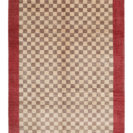 Modcar 8' 5" X 11' 5" Hand Knotted Wool Rug 8' 5" X 11' 5" (257 X 348) / Beige / Wool
