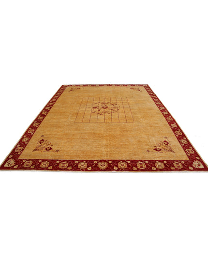 Modcar 9' 2" X 12' 0" Hand Knotted Wool Rug 9' 2" X 12' 0" (280 X 366) / Beige / Wool